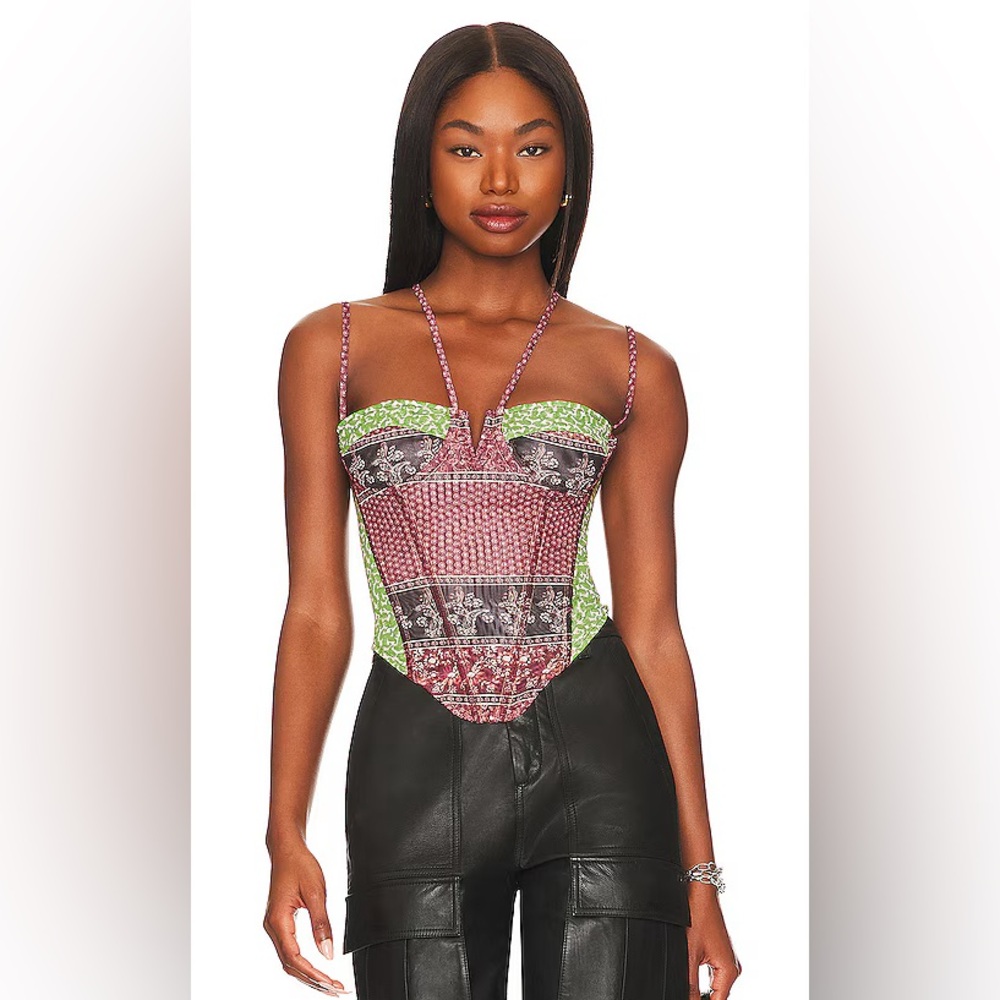 MIAOU APHEX CORSET - PINOT PAISLEY - S